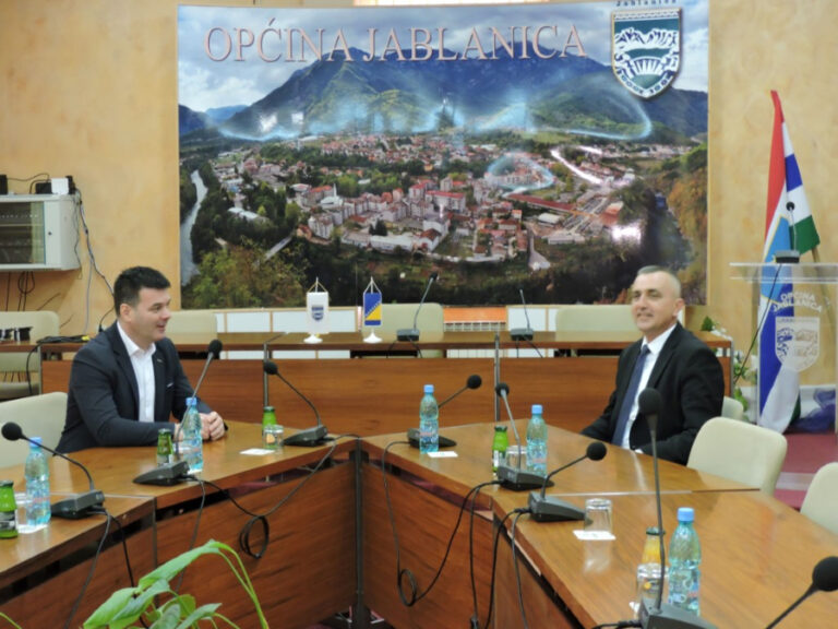 Ministar Bevanda u Općini Jablanica