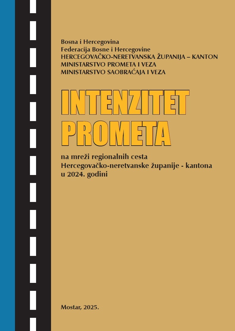 OBJAVLJENA PUBLIKACIJA O INTENZITETU PROMETA NA CESTAMA HNŽ/K ZA 2024. GODINU